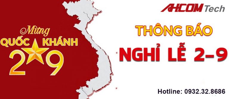 AHCOM tech - Lịch nghỉ lễ 2.9.2018