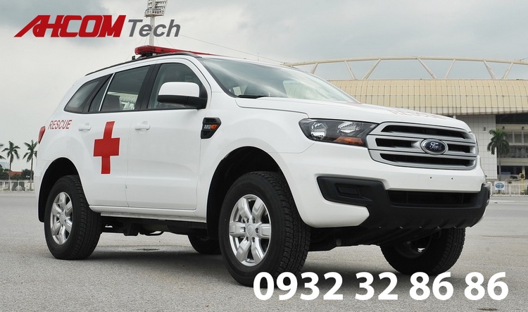 Xe cứu thương Ford Everest nhập khẩu tại AHcomtech sau công văn phúc đáp 1088 GSQL-GQ1 của Cục Hải quan